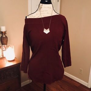 Women’s off shoulder sweater 16/18